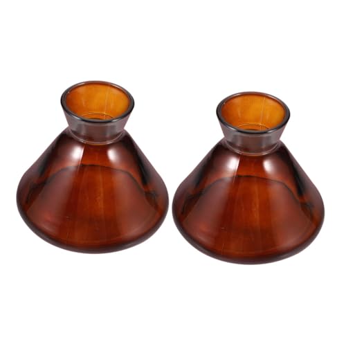 BATHVEVE 2 Stück Aromatherapie-Flasche Aromatherapie Perlenflasche Aroma -diffusorhalter Leere Duftdiffusorflasche Diffusor -stickhalter Diffusorhalter Für Badezimmer Glas Coffee BATHVEVE 2 Stück Aromatherapie-Flasche Aromatherapie Perlenflasche Aroma -diffusorhalter Leere Duftdiffusorflasche Diffusor -stickhalter Diffusorhalter Für Badezimmer Glas Coffee von BATHVEVE