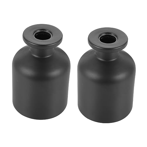 BATHVEVE 2 Stück Aromatherapie Glasflasche Duftflasche für Raumduft und Dekoration Geeignet für Spa Meditation Hochzeiten und von BATHVEVE