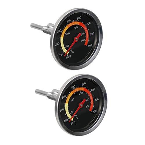 BATHVEVE 2 Stück Bimetallisches Thermometer sofort lesen Kochen Thermometer zum Grillen Küchenthermometer Küchenkochthermometer grillofen thermometer Ofentemperatur Rostfreier Stahl Schwarz BATHVEVE 2 Stück Bimetallisches Thermometer sofort lesen Kochen Thermometer zum Grillen Küchenthermometer Küchenkochthermometer grillofen thermometer Ofentemperatur Rostfreier Stahl Schwarz von BATHVEVE