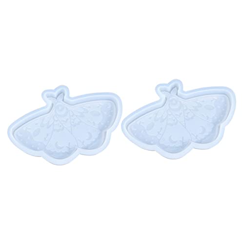 BATHVEVE 2 Stück Handgefertigtes Zubehör Drinnen Backform Für Diy Manuelle Form Dekorative Diy-form Geformte Untersetzerform Silikonformen Tasse Untersetzer Form Weiß Kieselgel von BATHVEVE