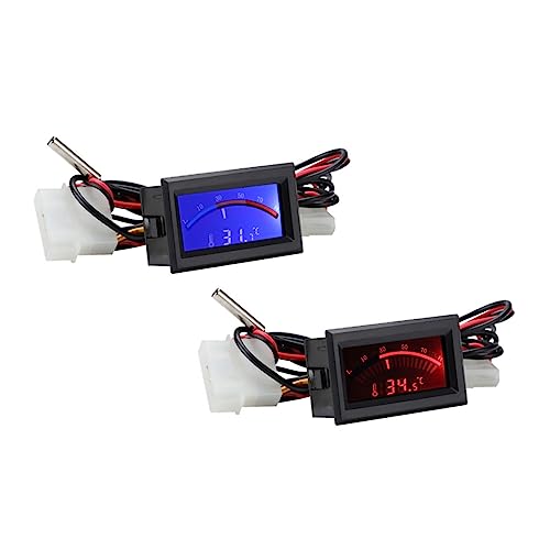 BATHVEVE 2 Stück LCD Thermometer mit Eingebettetem Zeigertyp für Aquarium Raumtemperatur und Kesselthermometer Präzise Temperaturmessung BATHVEVE 2 Stück LCD Thermometer mit Eingebettetem Zeigertyp für Aquarium Raumtemperatur und Kesselthermometer Präzise Temperaturmessung von BATHVEVE