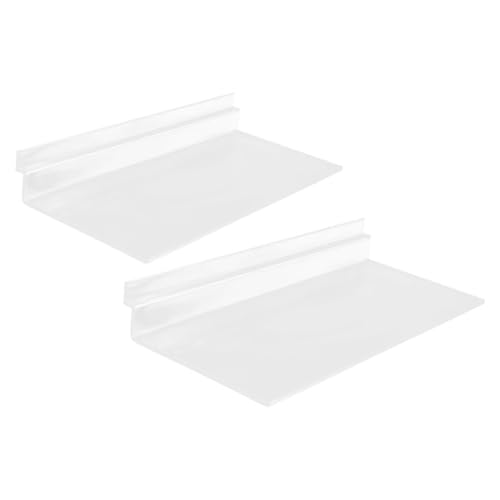 BATHVEVE 2 Stück Wandregal für Slatwall Schuhe Transparenter Schuhdisplay für Zuhause und Geschäfte Vielseitig Einsetzbar für Supermärkte und Schaufenster BATHVEVE 2 Stück Wandregal für Slatwall Schuhe Transparenter Schuhdisplay für Zuhause und Geschäfte Vielseitig Einsetzbar für Supermärkte und Schaufenster von BATHVEVE