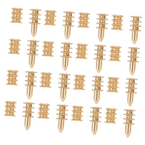 BATHVEVE 20 Stück Teiliges Tischblatt Buchsenverbinder aus Zinklegierung Beschichtete Führungsstifte Stabile Dübeltischverlängerung Passgenaue Table Leaf Dowel Pins für Möbelausrichtung BATHVEVE 20 Stück Teiliges Tischblatt Buchsenverbinder aus Zinklegierung Beschichtete Führungsstifte Stabile Dübeltischverlängerung Passgenaue Table Leaf Dowel Pins für Möbelausrichtung von BATHVEVE