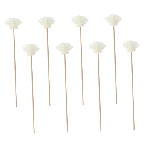 BATHVEVE 24 Stücke Aromatherapie Diffusor Sticks aus Holz Tragbare Duftdiffusoren für Getrocknete Blumen für Heimdekoration Aroma Diffuser Zubehör von BATHVEVE