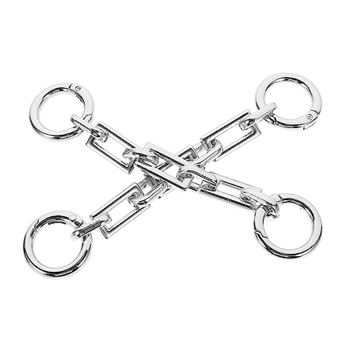 BATHVEVE 2Stücke Taschenverlängerungskette Legierung Geldbörsenriemen für Schultertaschen Kettenverlängerung mit Ring für Praktische Handtaschenaccessoires von BATHVEVE