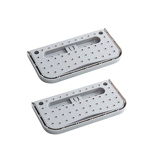 BATHVEVE 2stücke Wandmontiertes Schuhregal Faltbare Schuhhalter Aufbewahrungsorganisator Für Hausschuhe Praktisches Türschuhaufhängersystem von BATHVEVE