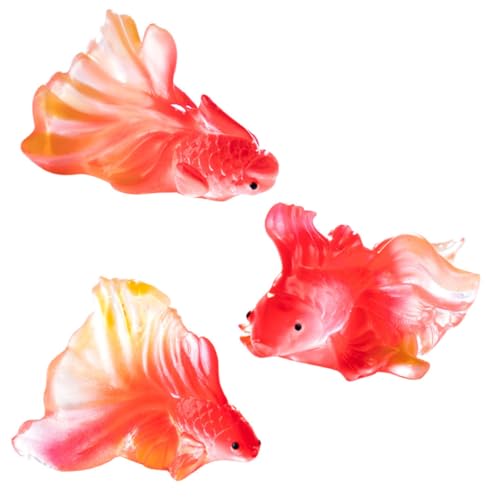 BATHVEVE 3stücke Miniatur-fischfiguren Aus Resin Für Aquarien Und Goldfisch Ornamente Zur Dekoration Von Tisch Büro Und Garten Für Mikrolandschaften Und Aquarien-Dekorationen BATHVEVE 3stücke Miniatur-fischfiguren Aus Resin Für Aquarien Und Goldfisch Ornamente Zur Dekoration Von Tisch Büro Und Garten Für Mikrolandschaften Und Aquarien-Dekorationen von BATHVEVE