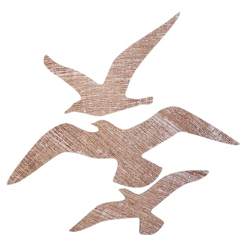 BATHVEVE 3-teiliges Küstenmöwen-wandbild: Hölzerne Seevogel-hängedekoration – DIY-Dekoration Mit Mediterranem Thema, Nautische Ozeanmöwen BATHVEVE 3-teiliges Küstenmöwen-wandbild: Hölzerne Seevogel-hängedekoration – DIY-Dekoration Mit Mediterranem Thema, Nautische Ozeanmöwen von BATHVEVE