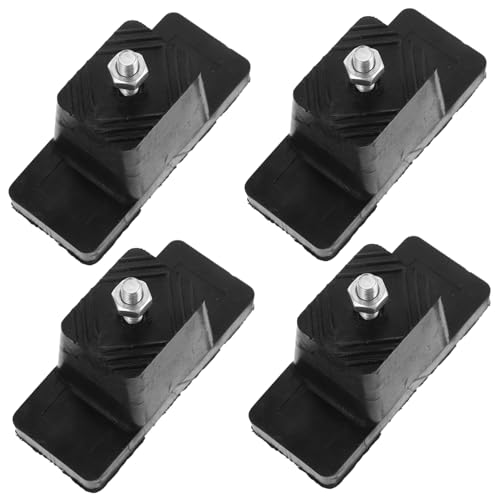BATHVEVE 4 Stück Antivibrationsmatten Anti-Vibrations-Matte Lärmschutzmatten stoßdämpfende Matte Möbelmatten Geräuschreduzierungspads Klimaanlage Matte Gummi Black BATHVEVE 4 Stück Antivibrationsmatten Anti-Vibrations-Matte Lärmschutzmatten stoßdämpfende Matte Möbelmatten Geräuschreduzierungspads Klimaanlage Matte Gummi Black von BATHVEVE