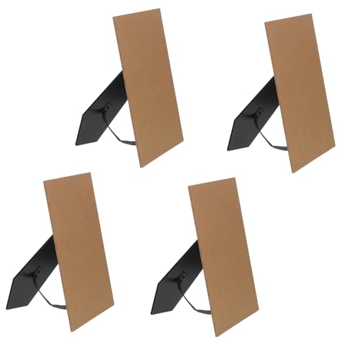 BATHVEVE 4stücke Rückwand Für Fotorahmen Schwarz Ersatzrückwand Für Bilderrahmen Halterung Für Tischdisplays DIY-rückwand Für Fotostaffeleien Staffelei Für Rahmen Passend Für von BATHVEVE