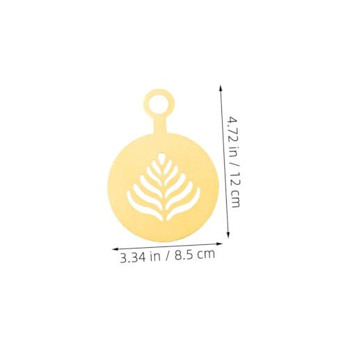BATHVEVE 4 Stück Teiliges Edelstahl Kaffee Dekorationsschablonen mit Aufhängeöhren Wiederverwendbare Latte Art Vorlagen für Kuchen Kekse und Cappuccino Langlebig und Leicht zu Reinigen BATHVEVE 4 Stück Teiliges Edelstahl Kaffee Dekorationsschablonen mit Aufhängeöhren Wiederverwendbare Latte Art Vorlagen für Kuchen Kekse und Cappuccino Langlebig und Leicht zu Reinigen von BATHVEVE