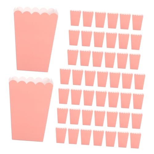 BATHVEVE 48 Stück Faltbare Popcornboxen aus Wiederverwendbare Snackbehälter für Kinoabende Partys Geeignet für Erwachsene für Popcorn Pommes Süßigkeiten von BATHVEVE
