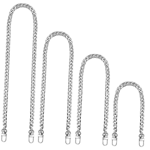 BATHVEVE 4Stücke Teiliges Handtaschenkette mit Metallverschlüssen Dekorativer Umhängegurt für Handtaschen Geldbörsen und Crossbody Taschen Langlebig von BATHVEVE