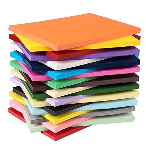 BATHVEVE 50Stücke Buntes Origami Papier Bastelpapier für DIY Handwerk Farben für Kreative Projekte und Schulideen von BATHVEVE