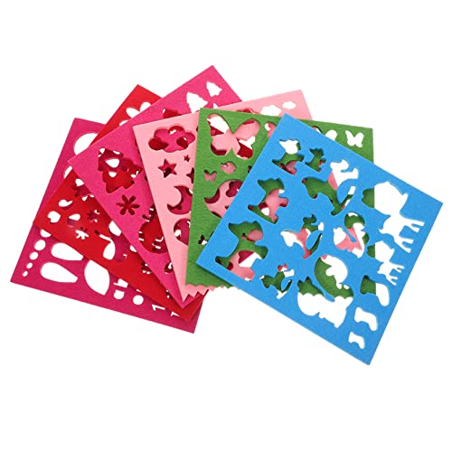 BATHVEVE 6 Stück Teiliges Wollfilz Formen DIY Nadelfilz Schablonen für Handwerksprojekte für Anfänger und Einfache Anwendung für Kreative Mustergestaltung BATHVEVE 6 Stück Teiliges Wollfilz Formen DIY Nadelfilz Schablonen für Handwerksprojekte für Anfänger und Einfache Anwendung für Kreative Mustergestaltung von BATHVEVE