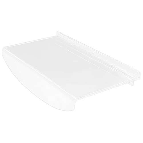 BATHVEVE 6 Stück Wand Schuhregal aus Transparente Wandregale für Schuhpräsentation Schwebendes Schuhdisplay für Zuhause und Geschäft Platzsparend und Elegant von BATHVEVE