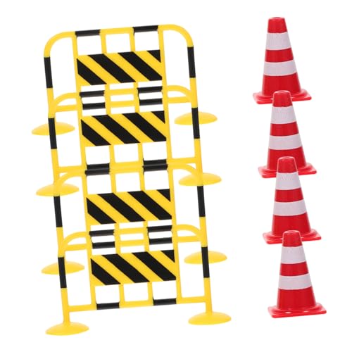 BATHVEVE 8 Stück Straßenspielzeug Mit Griff Zusammenklappbar Für Den Außenbereich Straßensperre Sicherheitsbarriere Autopoller Warnschild Verkehrswarnung Vorabklebeband BATHVEVE 8 Stück Straßenspielzeug Mit Griff Zusammenklappbar Für Den Außenbereich Straßensperre Sicherheitsbarriere Autopoller Warnschild Verkehrswarnung Vorabklebeband von BATHVEVE