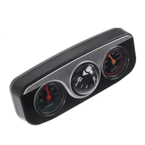 BATHVEVE Auto Kompass mit Thermometer und Hygrometer Multifunktionales Dashboard Ornament für Präzise Navigation und Wetterüberwachung im Fahrzeug für Reisen und BATHVEVE Auto Kompass mit Thermometer und Hygrometer Multifunktionales Dashboard Ornament für Präzise Navigation und Wetterüberwachung im Fahrzeug für Reisen und von BATHVEVE