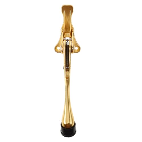 BATHVEVE Automatischer Fußpedal Türstopper Türhalter Robust Groß Gebürstetes Langlebig Einfache Montage für Türen Schützt vor Beschädigung und Hält Türen Sicher in Position von BATHVEVE