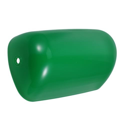 BATHVEVE Bankerlampe Lampenschirm Ersatz aus Robustem PP Vintage Grüner Lampenschirm für Tischlampen Stilvolle Retro Schreibtischlampe Abdeckung Vielseitig Passend für Büro und Zuhause von BATHVEVE