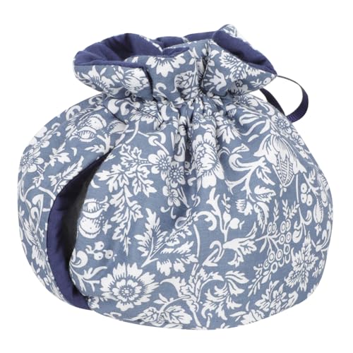 BATHVEVE Baumwoll Teekannen Wärmehaube mit Floralem Muster Isolierende Verbrühende Teekannenabdeckung für Haushalt Wärmehaltend Stilvoller Schutz für Küche und Garten von BATHVEVE