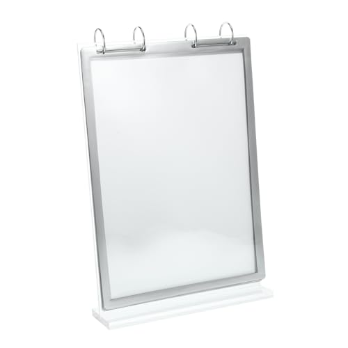 BATHVEVE Doppelseitiger Acryl Aufsteller Transparent Menükartenhalter mit Flip page Funktion Robuster Tischständer für Restaurant Vielseitiger Werbedisplay Ständer BATHVEVE Doppelseitiger Acryl Aufsteller Transparent Menükartenhalter mit Flip page Funktion Robuster Tischständer für Restaurant Vielseitiger Werbedisplay Ständer von BATHVEVE