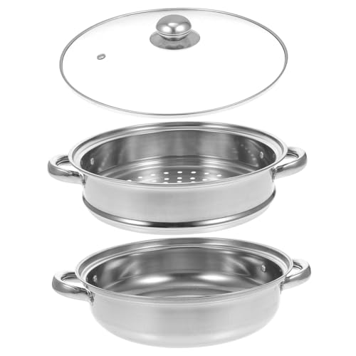 BATHVEVE Edelstahl Dampfgarer Multifunktions kochtopf mit Gleichmäßiger Wärmeverteilung Schnellem Abfluss Langlebig und Einfach zu Bedienen für Haushalt und Familienküche BATHVEVE Edelstahl Dampfgarer Multifunktions kochtopf mit Gleichmäßiger Wärmeverteilung Schnellem Abfluss Langlebig und Einfach zu Bedienen für Haushalt und Familienküche von BATHVEVE