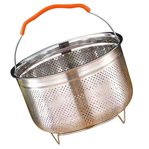 BATHVEVE Edelstahl Dampfkorb Langlebiger Reiskocher Dampfeinsatz mit Abflusslöchern Leichtes Kompaktes Dämpfgestell für Gemüse Fleisch und Reis Gleichmäßige Hitzeverteilung Vielseitig BATHVEVE Edelstahl Dampfkorb Langlebiger Reiskocher Dampfeinsatz mit Abflusslöchern Leichtes Kompaktes Dämpfgestell für Gemüse Fleisch und Reis Gleichmäßige Hitzeverteilung Vielseitig von BATHVEVE