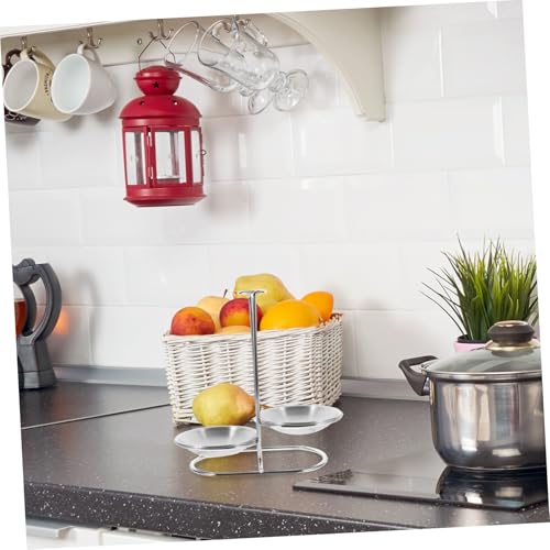 BATHVEVE Edelstahl Löffelhalter mit Zwei Abnehmbaren Schalen Stehender Suppenkellenhalter für Küchentheke Platzsparend Rostfrei Vielseitiger Besteckeinsatz für Küche und Esszimmer von BATHVEVE