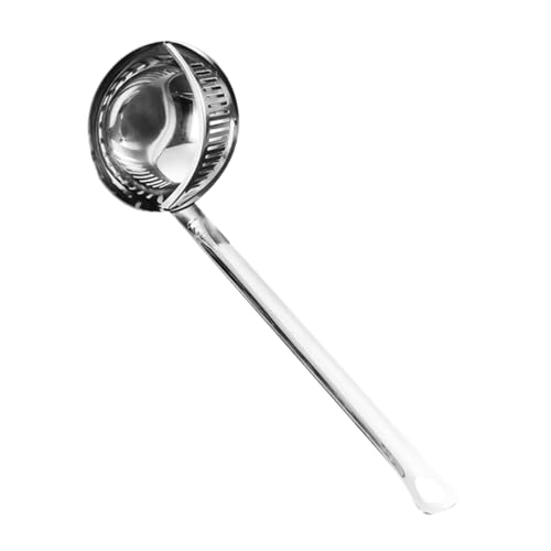 BATHVEVE Edelstahl Suppenlöffel mit Filterloch Ergonomischer Langer Griff Hitzebeständig Leicht zu Reinigen Multifunktionale Öl Fettabscheider kelle für Küche und Haushalt BATHVEVE Edelstahl Suppenlöffel mit Filterloch Ergonomischer Langer Griff Hitzebeständig Leicht zu Reinigen Multifunktionale Öl Fettabscheider kelle für Küche und Haushalt von BATHVEVE