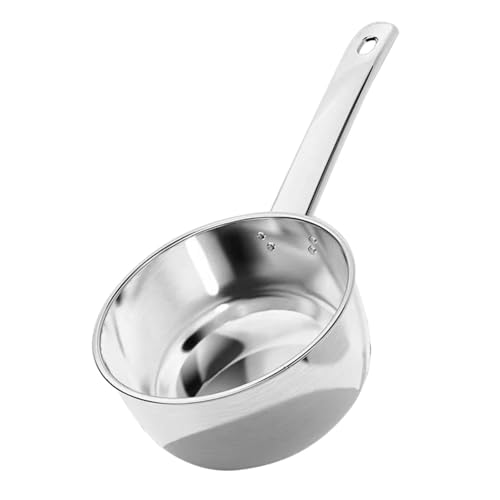BATHVEVE Edelstahl Wasserschöpfer mit Langem Griff Rostfrei Robust und Komfortabel Vielseitiger Küchenschöpflöffel für Haushalt Gastronomie und Camping Glatte Oberfläche Rutschfest von BATHVEVE