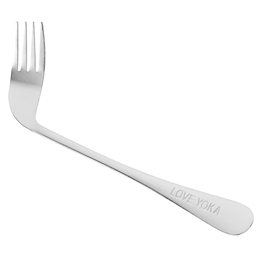 BATHVEVE Ergonomische Essgabel für Leichte Abgewinkelte zur Selbsternährung für Senioren Pflegebedürftige und Patienten Hochwertiger Rutschfeste Oberfläche Bequemer Griff für Müheloses BATHVEVE Ergonomische Essgabel für Leichte Abgewinkelte zur Selbsternährung für Senioren Pflegebedürftige und Patienten Hochwertiger Rutschfeste Oberfläche Bequemer Griff für Müheloses von BATHVEVE