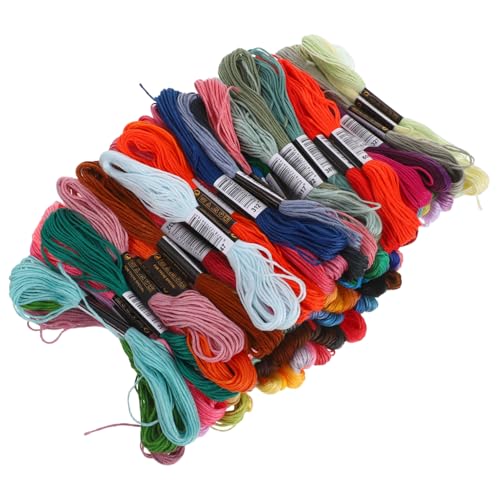 BATHVEVE Farben Stickgarn Set Vielseitiges DIY Kreuzstich und Freundschaftsarmband Garn Weiches Tragbares Stickgarn für Handarbeiten Anfänger und Profis Geeignet Kompakt und Farbintensiv BATHVEVE Farben Stickgarn Set Vielseitiges DIY Kreuzstich und Freundschaftsarmband Garn Weiches Tragbares Stickgarn für Handarbeiten Anfänger und Profis Geeignet Kompakt und Farbintensiv von BATHVEVE