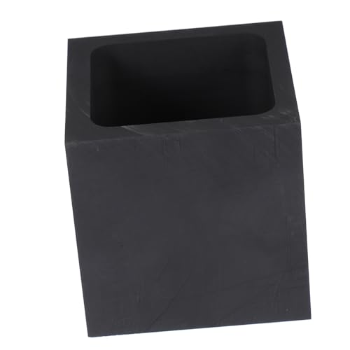 BATHVEVE Graphit Gussform Schmelztiegel mit Ingotschacht Kapazität Hitzebeständig Glatt für Gold Silber Raffinieren und Metallgießen Kompakt und Langlebig von BATHVEVE