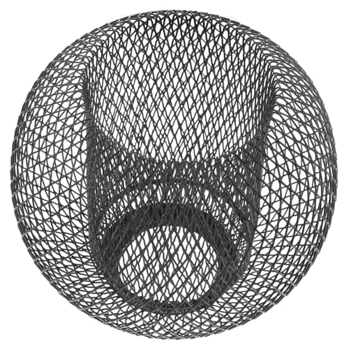 BATHVEVE Hängender Lampenschirm aus Metallgitter Retro Lampenschirm für Pendelleuchten Schwarz für Zuhause Restaurant und Bar Installieren von BATHVEVE