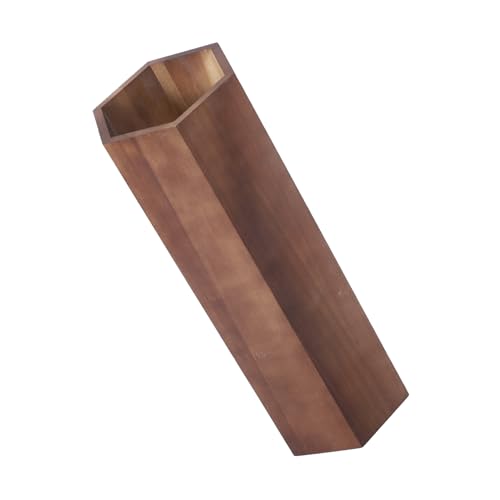BATHVEVE Hölzerner Regenschirmständer Eleganter Freistehender Regenschirmhalter aus Robustem Holz für Eingangsbereich für Lange und Kurze Regenschirme Kompakt und Platzsparend von BATHVEVE