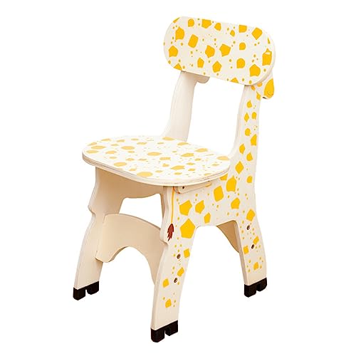 BATHVEVE Holzstuhl für Giraffenrückenlehne Ergonomischer Kindersitz für Zuhause Fördert das Sitzen Sicheres Design für Spielzimmer und Lernumgebungen BATHVEVE Holzstuhl für Giraffenrückenlehne Ergonomischer Kindersitz für Zuhause Fördert das Sitzen Sicheres Design für Spielzimmer und Lernumgebungen von BATHVEVE