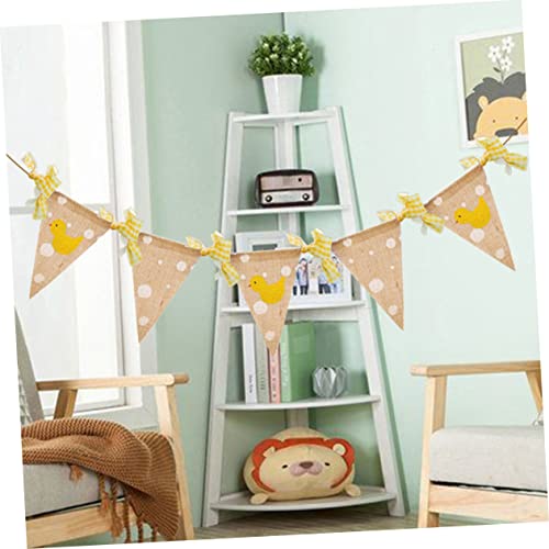 BATHVEVE Kindergarten Wimpelkette mit Gelbem Entenmotiv Langlebiges Leinen Material Partybanner für Geburtstag Klassenzimmer Dekoration Rustikale Baumwoll Girlande für Kinderfeiern BATHVEVE Kindergarten Wimpelkette mit Gelbem Entenmotiv Langlebiges Leinen Material Partybanner für Geburtstag Klassenzimmer Dekoration Rustikale Baumwoll Girlande für Kinderfeiern von BATHVEVE
