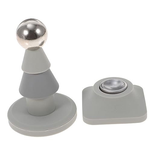 BATHVEVE Magnetischer Türstopper Bodenmontage Mute Türpuffer Silikon Türhalter Für Glas Zimmertüren Badezimmer Küche Wohnzimmer Robust Belastbar von BATHVEVE