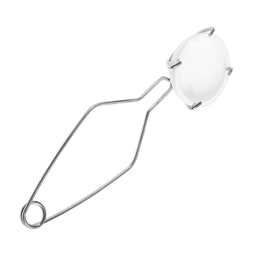 BATHVEVE Metallschmelzset Schmuckgieß Keramiktiegel mit Zange Kompakt Sicherer Griff Einfach zu Bedienen Geeignet für Schmuckherstellung und Metallverarbeitung von BATHVEVE