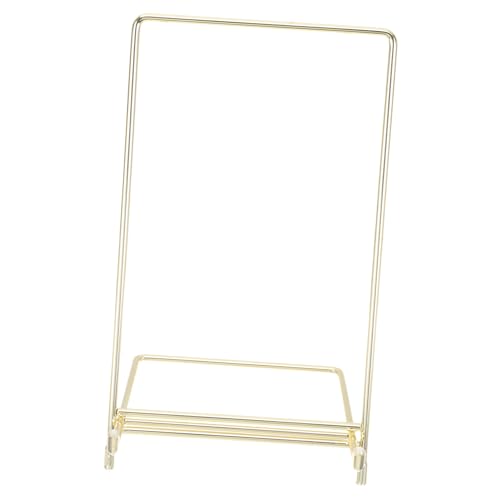 BATHVEVE Metallständer für Bilderrahmen und Kochbücher Verstellbarer Edelstahlhalter für Teller und Rezepte Stabiler Displayständer für Zuhause Büro Küche Eleganter Aufsteller für BATHVEVE Metallständer für Bilderrahmen und Kochbücher Verstellbarer Edelstahlhalter für Teller und Rezepte Stabiler Displayständer für Zuhause Büro Küche Eleganter Aufsteller für von BATHVEVE