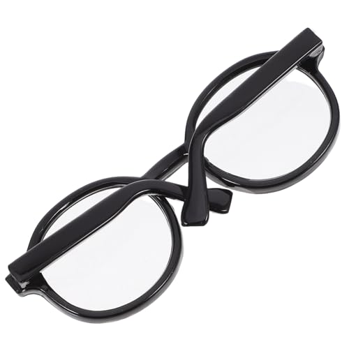 BATHVEVE Miniatur Brille für Puppen Schwarzer Transparente Gläser Zubehör für Stoffpuppen DIY Accessoire zur Verschönerung für BATHVEVE Miniatur Brille für Puppen Schwarzer Transparente Gläser Zubehör für Stoffpuppen DIY Accessoire zur Verschönerung für von BATHVEVE