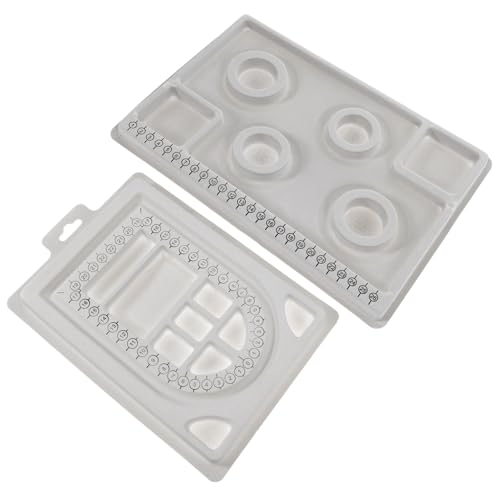 BATHVEVE Perlenbrett-tablett Schmuckherstellungszubehör Perlen-Design-tabletts Nut Für Das Handwerk von BATHVEVE
