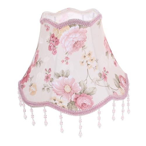 BATHVEVE Retro Lampenschirm aus Schreibtischlampenabdeckung Eleganter Transparenter Lampenschirm für Tischlampen für Schlafzimmer Wohnzimmer von BATHVEVE