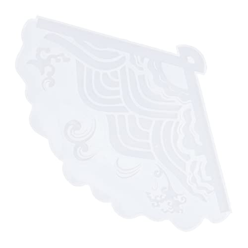 BATHVEVE Silikon Fan Form für Diy Bastelprojekte Handgemachte Fächer Silikonform Wiederverwendbare Gießform für Kreative Epoxidharz Projekte für Sommerdeko und Kunsthandwerk von BATHVEVE