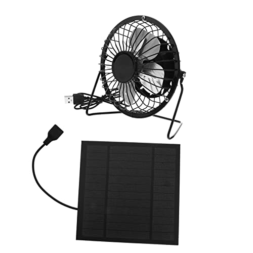 BATHVEVE Solarlüfter Solar- solarbetrieben im Freien Kühlung Kühlventilator tragbar Outdoor-Fan außen Cool wiederaufladbar USB-Lüfter USB-Bürolüfter Mini-Desktop-Lüfter Schwarz BATHVEVE Solarlüfter Solar- solarbetrieben im Freien Kühlung Kühlventilator tragbar Outdoor-Fan außen Cool wiederaufladbar USB-Lüfter USB-Bürolüfter Mini-Desktop-Lüfter Schwarz von BATHVEVE