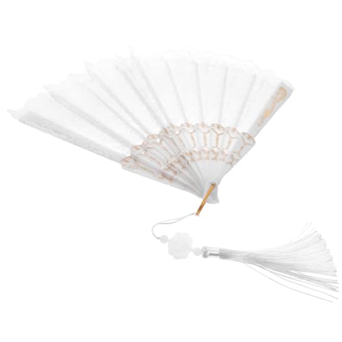 BATHVEVE Spitzenfächer Handventilator Faltbar Spitzenhandfächer Falten Klein Faltbarer Handlüfter Handfächer Für Damen Faltbar Faltbarer Lüfter Gefaltet Fan-hand Faltlüfter Weiß Pp BATHVEVE Spitzenfächer Handventilator Faltbar Spitzenhandfächer Falten Klein Faltbarer Handlüfter Handfächer Für Damen Faltbar Faltbarer Lüfter Gefaltet Fan-hand Faltlüfter Weiß Pp von BATHVEVE