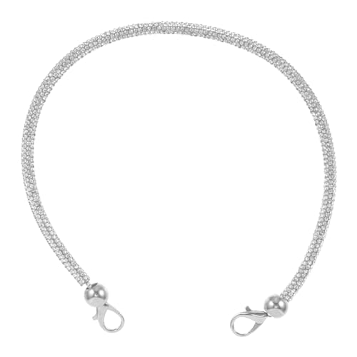 BATHVEVE Strass Taschen Ersatzkette für DIY Umhängetaschen Dekorative Schulterkette Handtaschenkette mit Schnallen für Einfachen Austausch von BATHVEVE