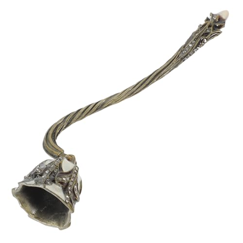 BATHVEVE Vintage Kerzenlöscher mit Strassverzierung Tulpenförmiger Dom Langem Griff Schwenkbarem Dochtschützer für Duftkerzen Aromatherapie Teelichter Wachslöschen ohne Ruß BATHVEVE Vintage Kerzenlöscher mit Strassverzierung Tulpenförmiger Dom Langem Griff Schwenkbarem Dochtschützer für Duftkerzen Aromatherapie Teelichter Wachslöschen ohne Ruß von BATHVEVE