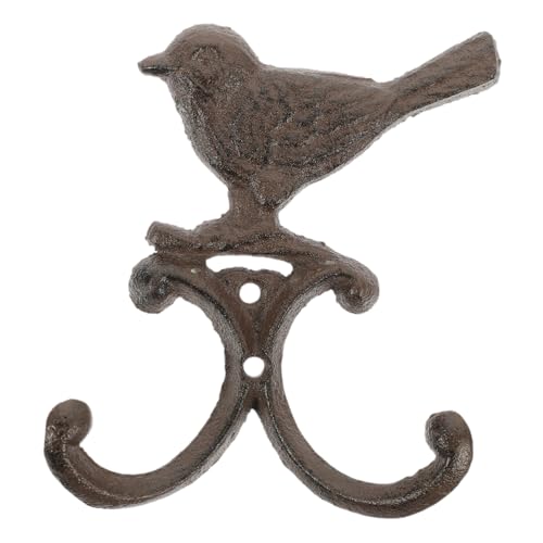BATHVEVE Wandmontierter Eisenhaken im Retro Vogel Design Robuster Dekorativer Kleiderhaken aus Gusseisen für Flur Küche Bad und Wohnzimmer für Garderobe und Stilvolle Wanddekoration BATHVEVE Wandmontierter Eisenhaken im Retro Vogel Design Robuster Dekorativer Kleiderhaken aus Gusseisen für Flur Küche Bad und Wohnzimmer für Garderobe und Stilvolle Wanddekoration von BATHVEVE